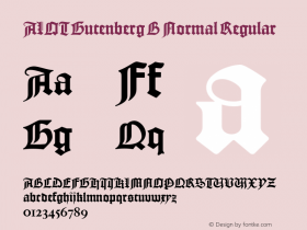 ALOT Gutenberg B Normal