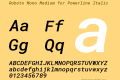 Roboto Mono Medium for Powerline