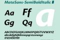 MatoSans-SemiBoldItalic