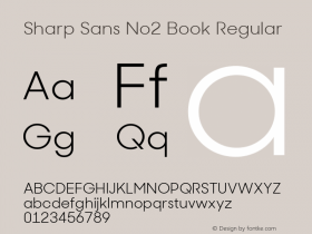 Sharp Sans No2 Book