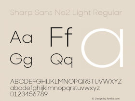 Sharp Sans No2 Light