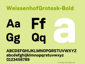 WeissenhofGrotesk-Bold