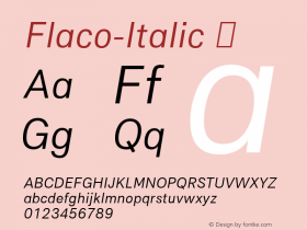 Flaco-Italic