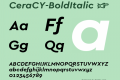 CeraCY-BoldItalic