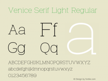 Venice Serif Light