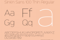Sinkin Sans 100 Thin