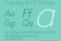 Core Sans B 15 Thin