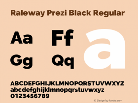 Raleway Prezi Black