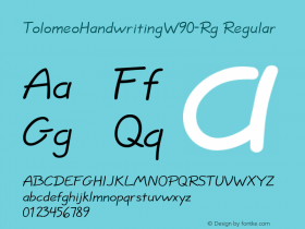 TolomeoHandwriting-Rg