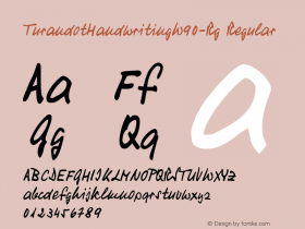 TurandotHandwriting-Rg