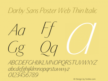 Darby Sans Poster Web Thin