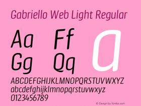 Gabriello Web Light
