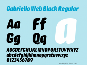 Gabriello Web Black