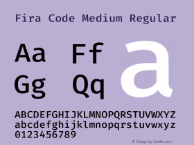 Fira Code Medium