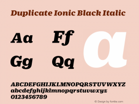 Duplicate Ionic Black