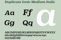 Duplicate Ionic Medium