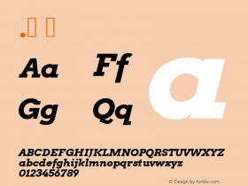 Arvo Bold Italic