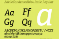 AdelleCondensed-Italic