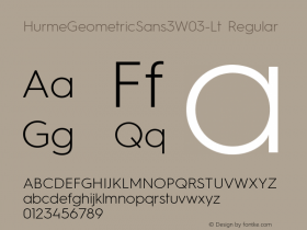 HurmeGeometricSans3-Lt