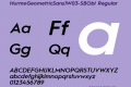 HurmeGeometricSans1-SBObl