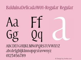 BalduinaDelicada-Regular
