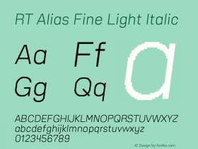 RT Alias Fine Light