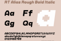 RT Alias Rough Bold