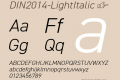 DIN2014-LightItalic