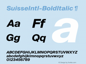 SuisseIntl-BoldItalic