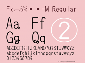 Fx教科書体-M