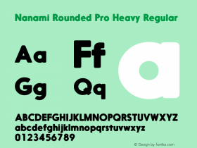 Nanami Rounded Pro Heavy