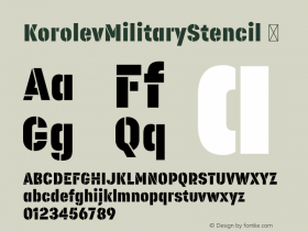 KorolevMilitaryStencil