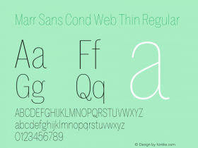 Marr Sans Cond Web Thin