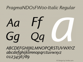 PragmaNDOsF-Italic