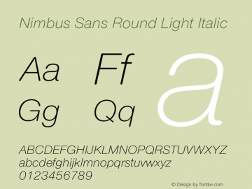 Nimbus Sans Round Light