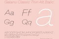 Galano Classic Thin Alt