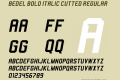 Bedel Bold Italic Cutted