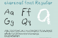 charcoal font