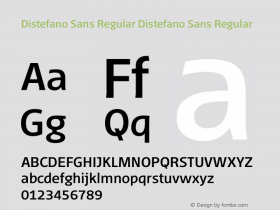 Distefano Sans Regular