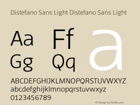 Distefano Sans Light