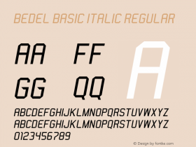 Bedel Basic Italic