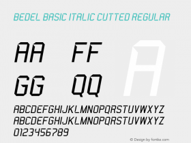 Bedel Basic Italic Cutted