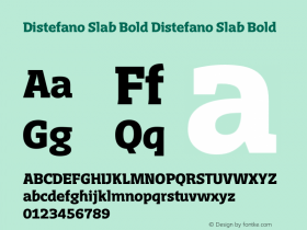 Distefano Slab Bold