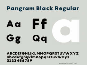 Pangram Black