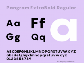 Pangram ExtraBold