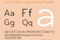 Scritto Sans Light Round