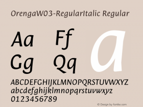 Orenga-RegularItalic