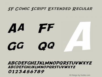 Sfcomicscriptextended Font Family Search Fontke Com For Mobile