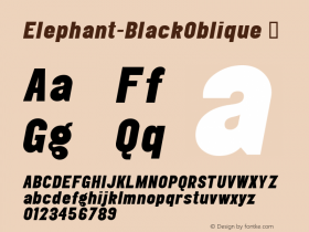 Elephant-BlackOblique