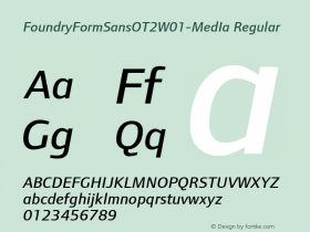 FoundryFormSansOT2-MedIa